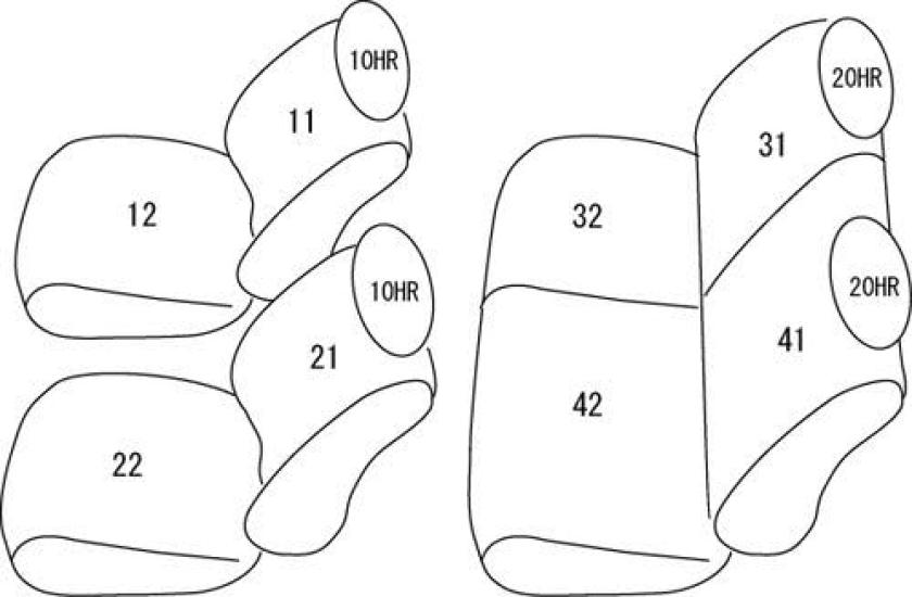 Clazzio Seat Cover Fit GD Series Clazzio Cross Blue X Black EH-0380