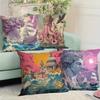 Fantasy Nautical Pillow Covers Greek Statue Octopus City Art Throw Pillow Cases Surreal Home Decor Cushion Covers for Couch Bed