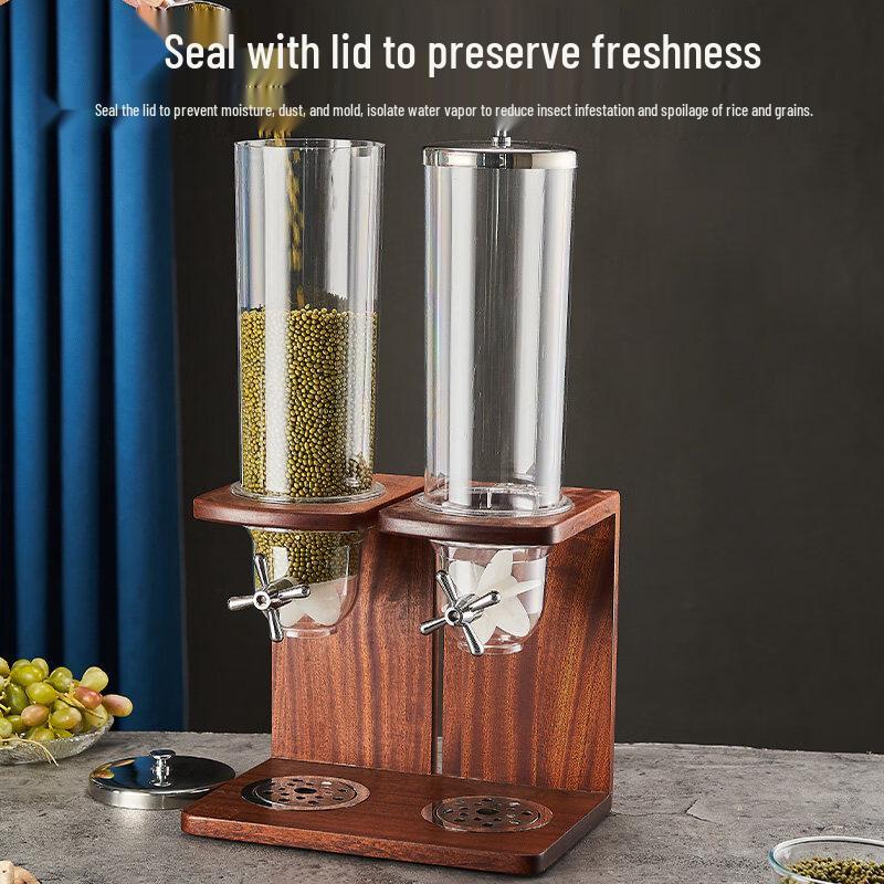 Yunduo Cereal Dispenser with Wooden Stand