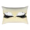 Eyelash Pillow Case European and American Fashion Sleep Waist Pillow Case Living Room Sofa Cushion Pillow Core