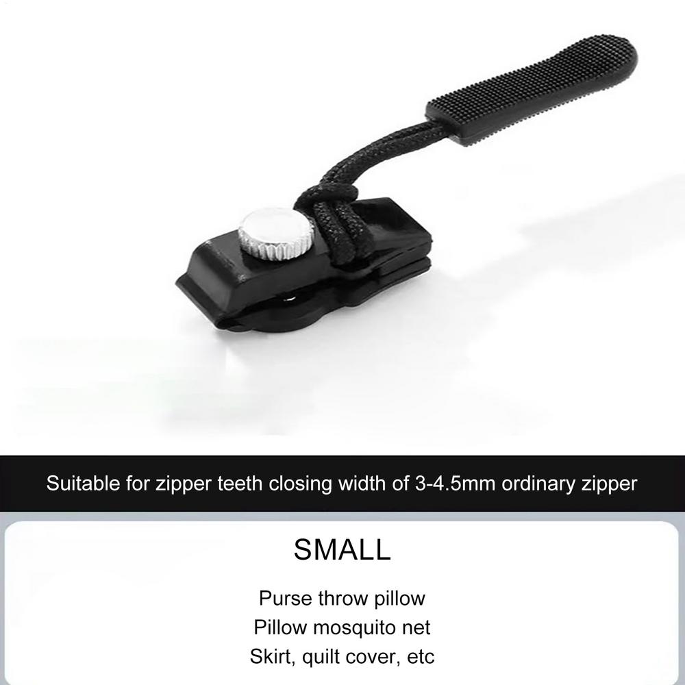 1Pcs Universal Zipper Repair Quick Instant Detachable Zipper Head Replacement Zipper Slider Pull Jacket Bags Coat DIY Sewing