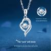 Zhenshangyin Moissanite Sterling Silver 'My Heart For You' Pendant Necklace