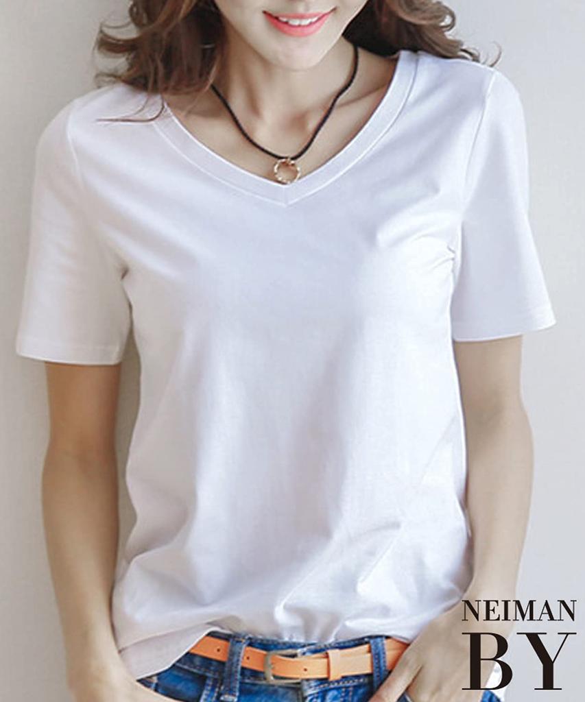 Neiman by Short Sleeve Cut and Sew and Perfect for and All Year Easy to Move Gray Size V-Neck T-Shirt, Plain, Simple, Top, Adult, Stylish, Cute, Cute,