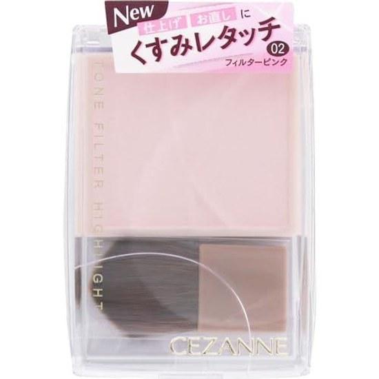 Cezanne Tone Filter Highlight 1 piece 2.3g (02 Pink)