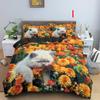 Home Bedding Set Bedroom Pet Cat Bedding Down Duvet Cover Single/double Bedding Set AU Large Bedding