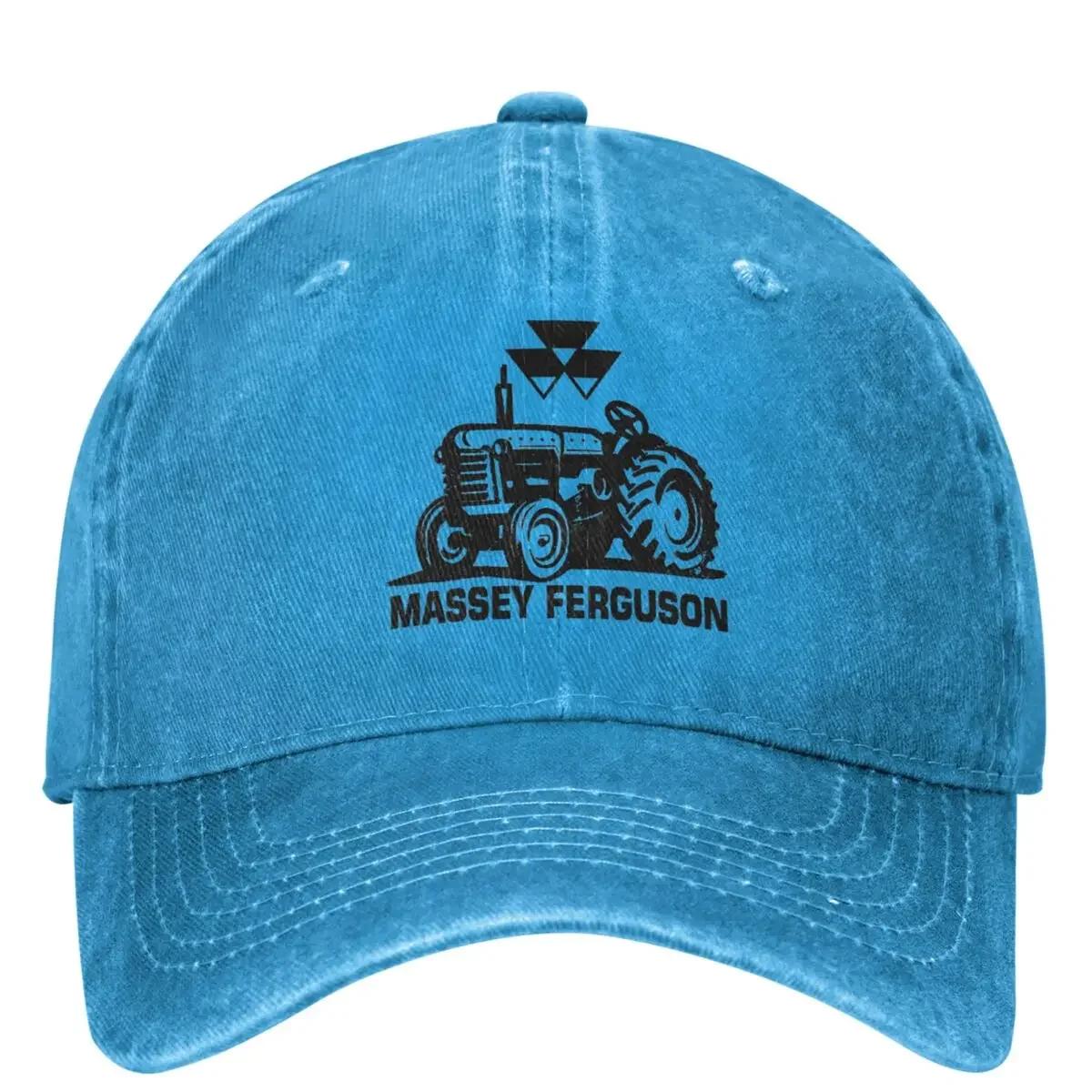 XIXIGO Cap Massey Ferguson Tractor Landbouw Logo Baseballpet Jagen y2k Retro Hip Hop Papa Hoeden Mannen Volwassen Casual Zonbescherming Petten One Size