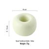 Ceramic Macaron Toothbrush Holder - Fashionable Dental Tool Stand for Couples