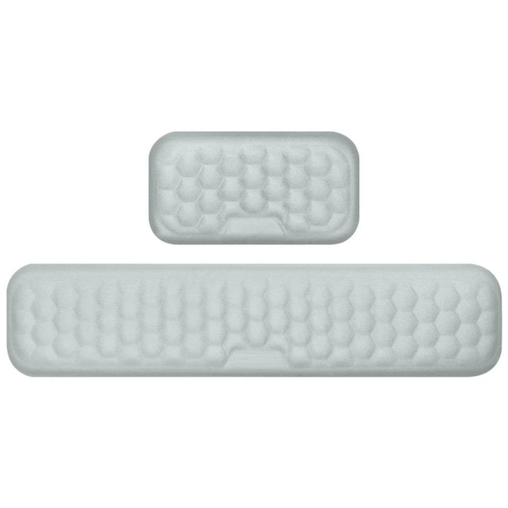 Ergonomic Soft Massage Memory Foam Keyboard Mouse Wrist Rest Shiatsu Wrist Support Anti‑Slip for Office Gaming Computer Laptop
