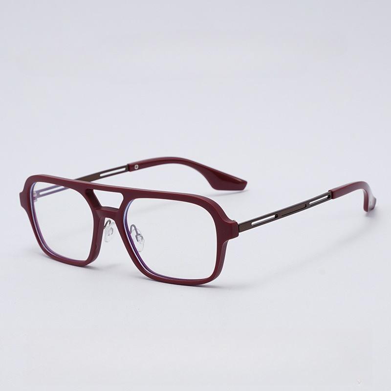 2026 New Fashionable Double-Bridge Anti-Blue Light Presbyopia Glasses High-Definition Reading Eyeglasses Diopter +1.0 To +4.0