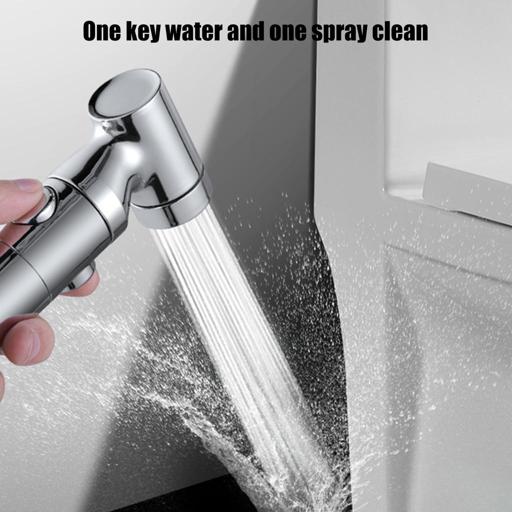 High Pressure Toilet Bidet Sprayer Head with Adjustable Water Flow & Easy Installation Uprades for Home Bathrooms