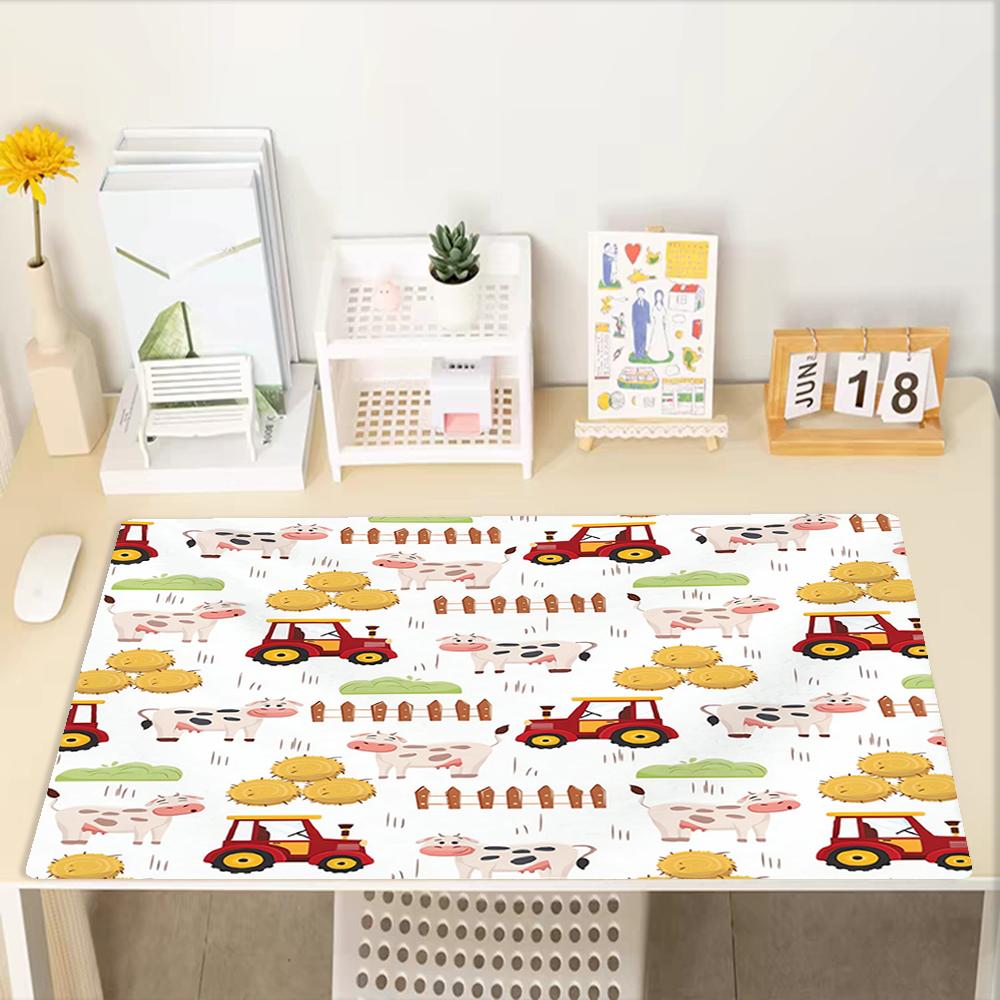 Tappetino Mouse Tema Camion, Base in Gomma Antiscivolo, Multifunzionale per Ufficio e Casa, Perfetto per la Personalizzazione dello Spazio di Lavoro.