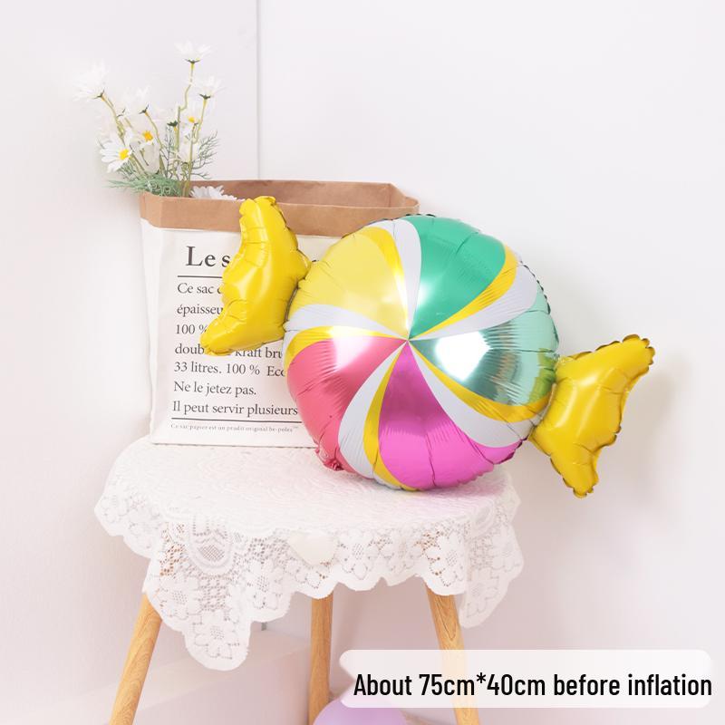 Cartoon Donut Number Balloon for 1st Birthday Party Decorations and Photo Props