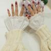 New Cotton Fake Cuff Detachable White Wrist Cuff Lace Cuff Women