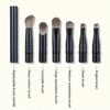 6-piece Mini Makeup Brush Set with Detachable Travel Contour Concealer Brush, Eyeshadow Brush and Double-ended Makeup Brush
