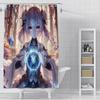 Shower Curtain Waterproof Polyester Fabric Paint Colorful Bath Curtains Genshin Impact Home Bathroom Decor Curtain With Hook