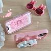Pink Cute 3D KT Head Grip Tok Holder Phone Case For iPhone 17 Pro Max 16 Pro 15 Pro 14 Plus 13 12 17 Pro Shockproof Phone Cover