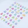 Mouth and Mouth Embossed Manicure Sticker Big Mouth Weird Eyes 3D Jelly Nail Sticker Smiling Face Expression Manicure Sticker