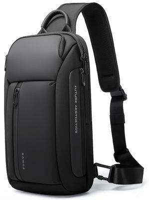 YESLAU Large Capacity Waterproof Shoulder Bag for Perfect for or Any with iPad Black 2 Men, Commuting, Travel, Occasion, Storage,