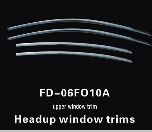 Ford Classic Focus Window Trim/Bright Strip Set for 2005-2013 Models - Decorative Full-Window Trim