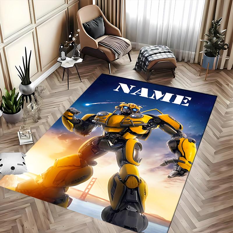 Custom personalization Bumblebee Area Rug - Perfect For Kitchen, Bathroom,Laundry Room Decor Large Size Available,Gift All Seasons