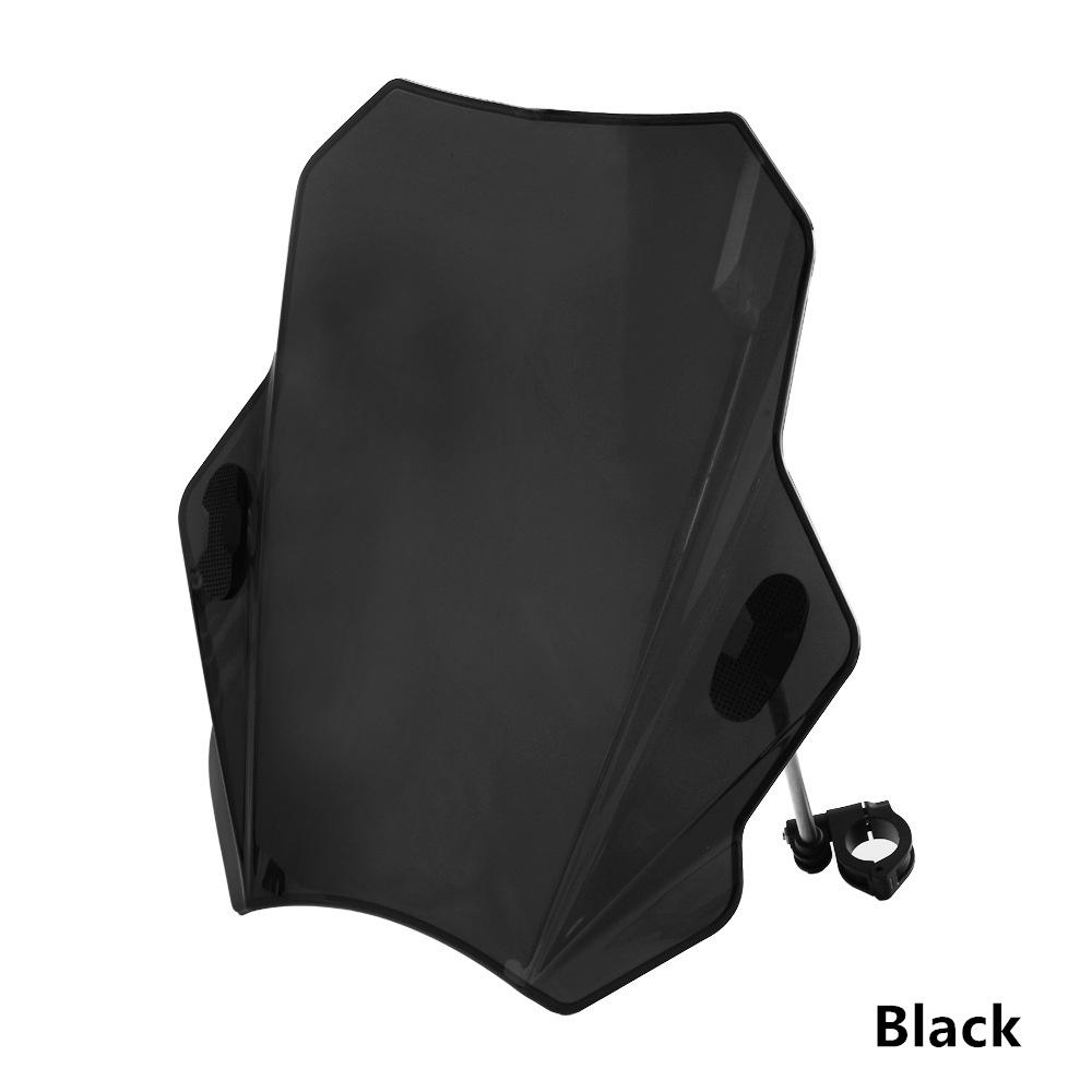 Universal Motorcycle Windscreen Adjustable Windscreen For Motorcycle with 22MM/2