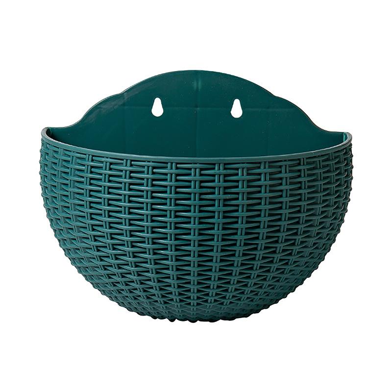 Blumentopf, exquisiter Wand-montierter Kunststoff-Wandbehangkorb, Blumentopf für den Garten im Freien, Balkon, Pflanzkübel, Wohnkultur