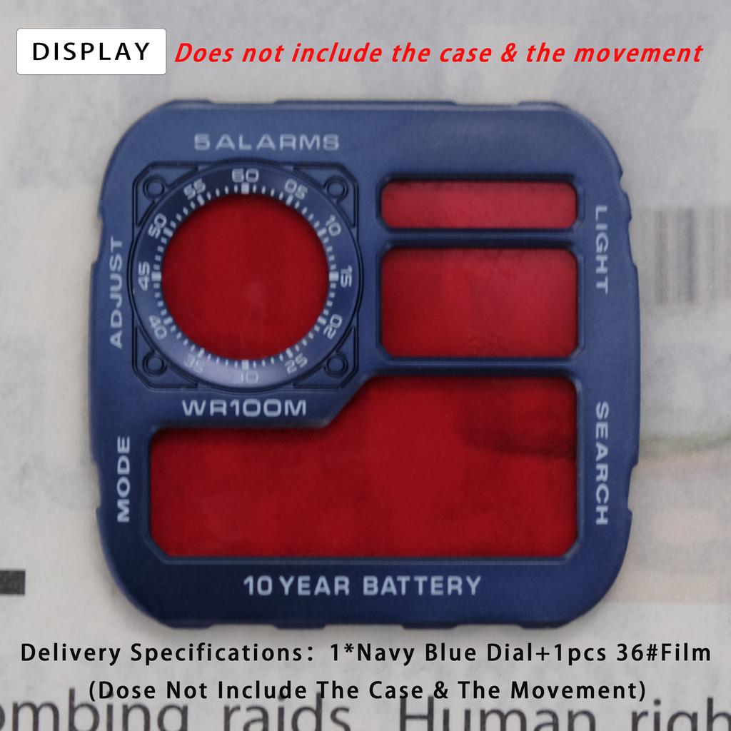 AE1200 Metal Dial & Case Mod Kit Modifed Upgrade Copper Dial Steel Case For Casio 3299 AE-1200 Replacement Watch Accessories