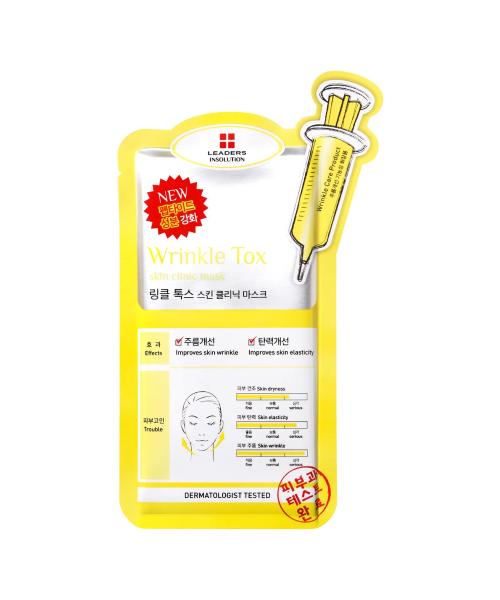 Leaders Cosmetics Insolution Wrinkle Tox Skin Clinic Mask 10ea