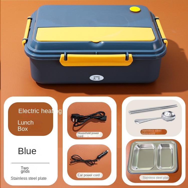 110V 12V 24V/220V 12V 24V Domácí a auto elektrický ohřívací box na oběd Plastový/nerezový vnitřek Přenosný rýžovar