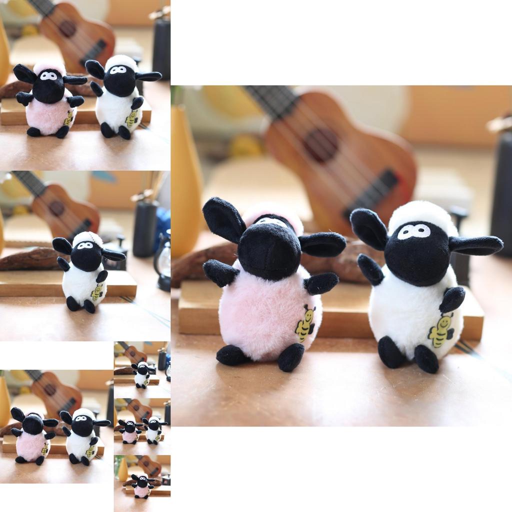 Adorable Plush Sheep Keychain Soft And Fluffy Bag Charm Cute Toy Doll