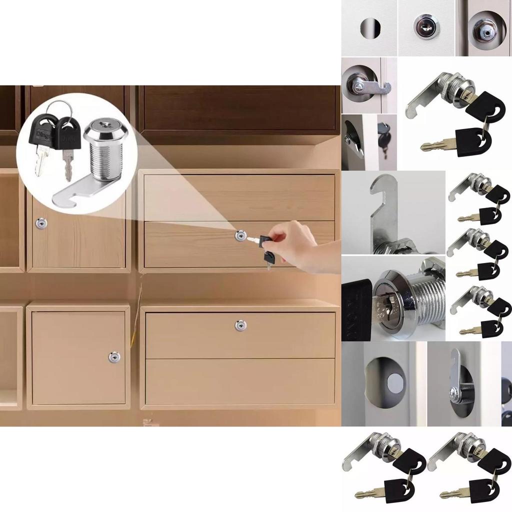 Hochwertiges Metalllegierungs-Nockenschloss für Tür, Spind, Schrank, Briefkasten, Schublade, Schrank