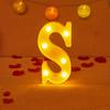 Alphabet Letter LED Lights Luminous Number Lamp Decor Battery Night Light for Home Wedding Birthday Christmas Party Decoration KTY