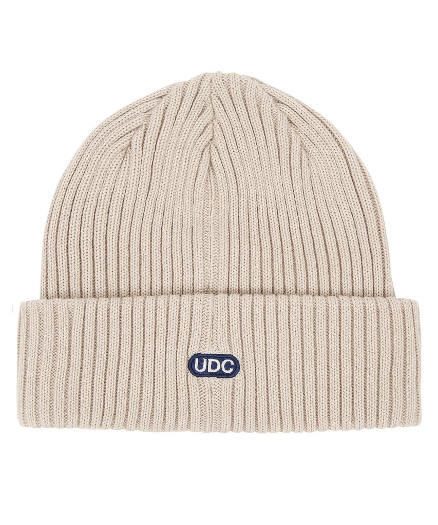 Eondeokeonteulol All-Season Thin Long Beanie Cotton Knit Unisex Logo Beanie Hat Beanie / College Crew / L Oatmeal