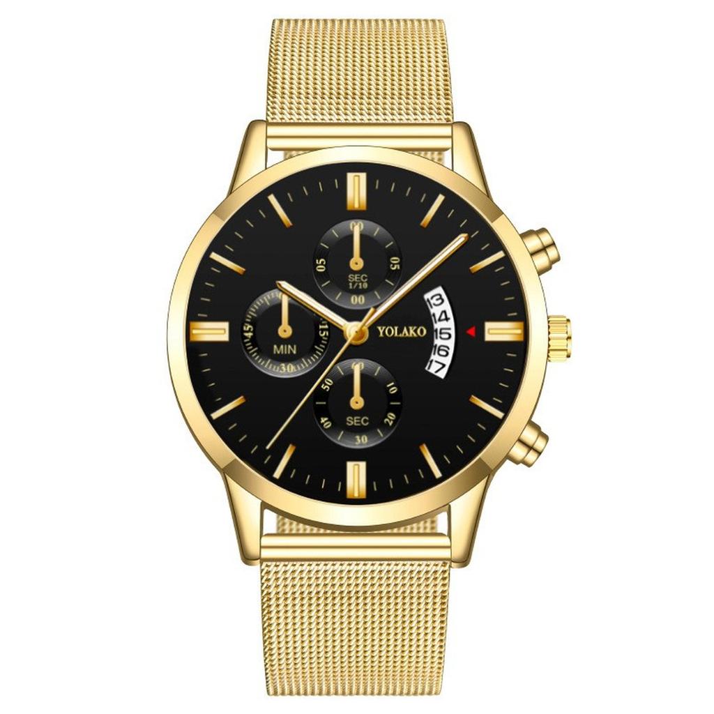 Mens Leather Business Fashion Watch Strap Watch For Gift Giving