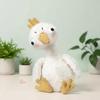 28Cm Lifelike Silly Goose Plush Toy Fluffy Poultry Stuffed Animal Soft Doll Funny Sleep Comfort Birthday Gift Kid Boy Girl Decor