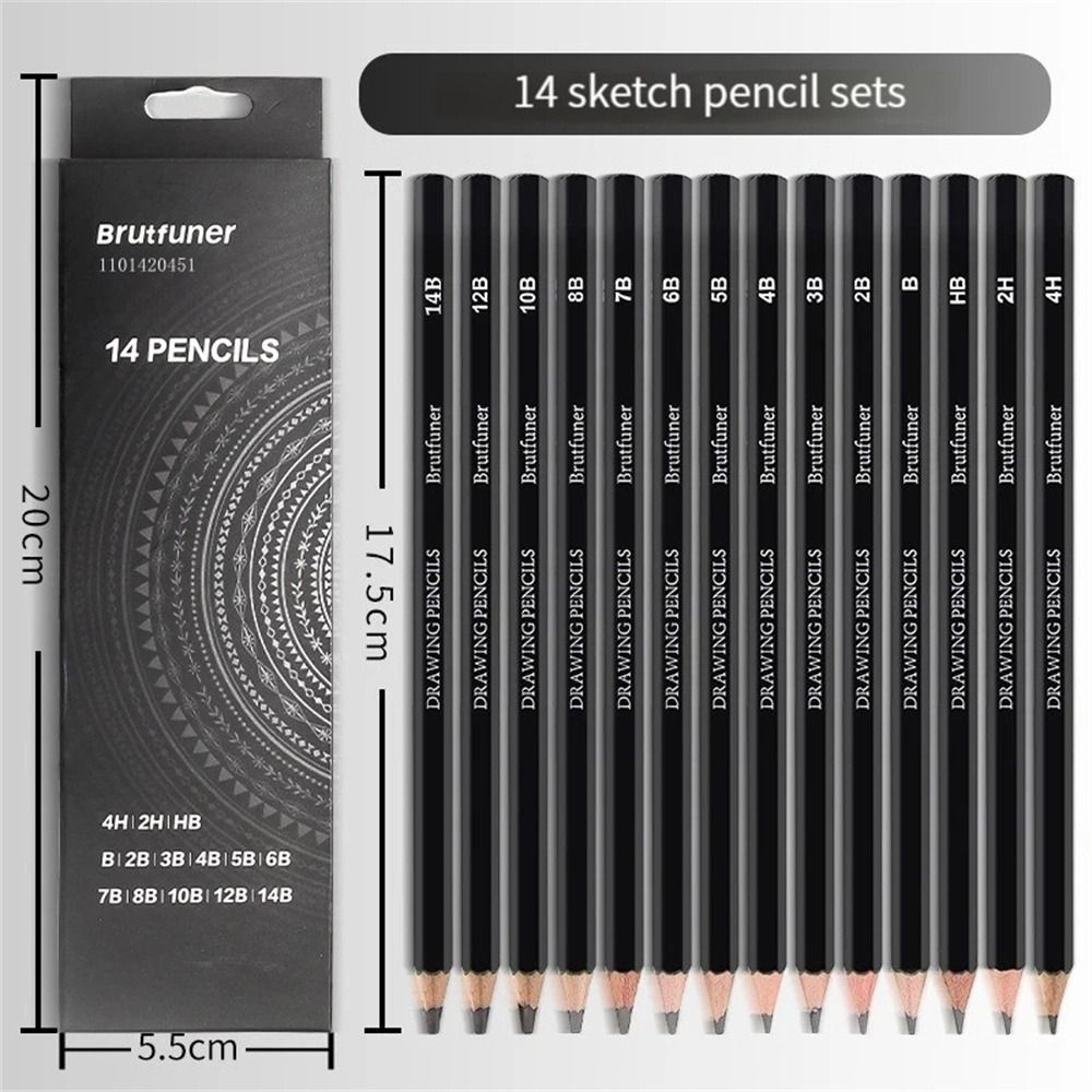 4B 5B 6B 7B 8B Sketch Pencil Set HB 2H 4H B 2B 3B Drawing Pencil Graphite Pencil Stationery