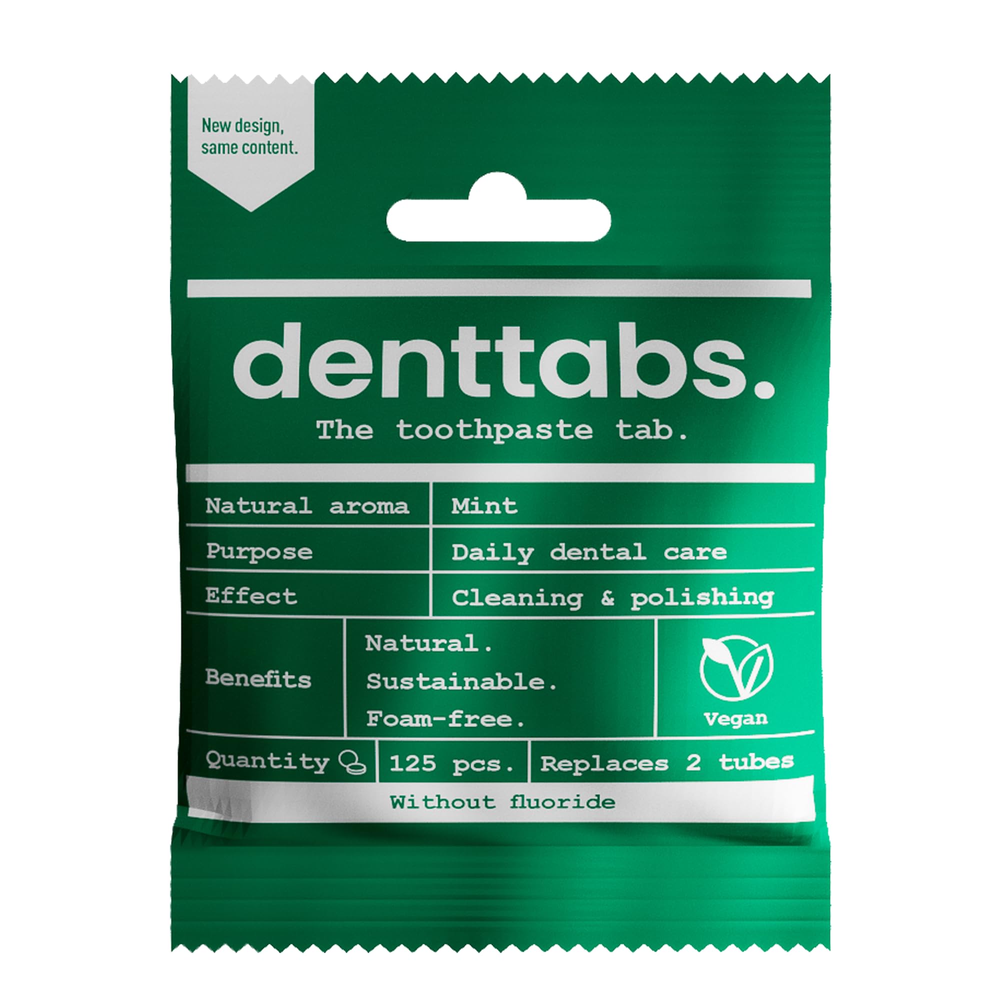 

toothpaste powder tablets mints 125 tablets denttabs. Fluoride-free
