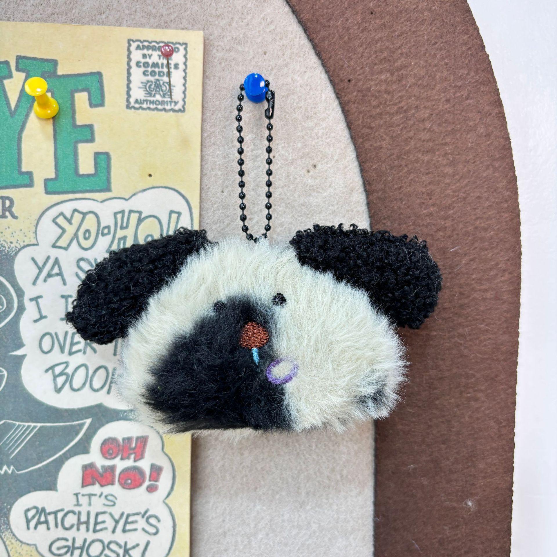 Мультяшный плюшевый брелок-щенок: Милые Аксессуары для Волос и Детские Шармы 3.5cm