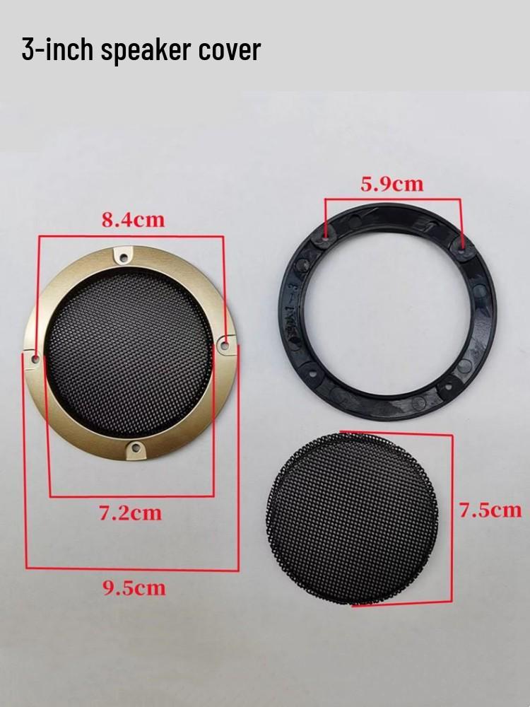 Car Audio Dustproof Speaker Grille Cover (2" To 10")