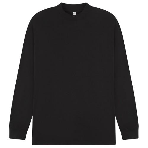 Casual Classics Unisex Adult Extended Neckline Tall Oversized Long-Sleeved T-Shirt