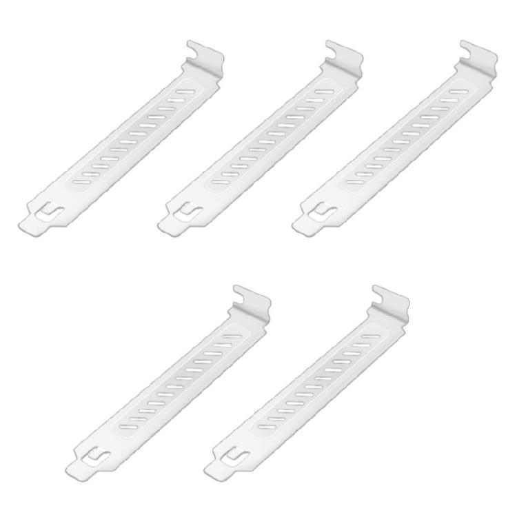 5pcs Vented PCI Slot Cover Brackets for Enhances Cooling Efficiency and Long Last Use Beautiful and Elegant Dusts Filter
