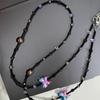 Anti Loss Mobile Phone Bead Chain Colorful Butterfly Mobile Phone Lanyard  Mobile Phone