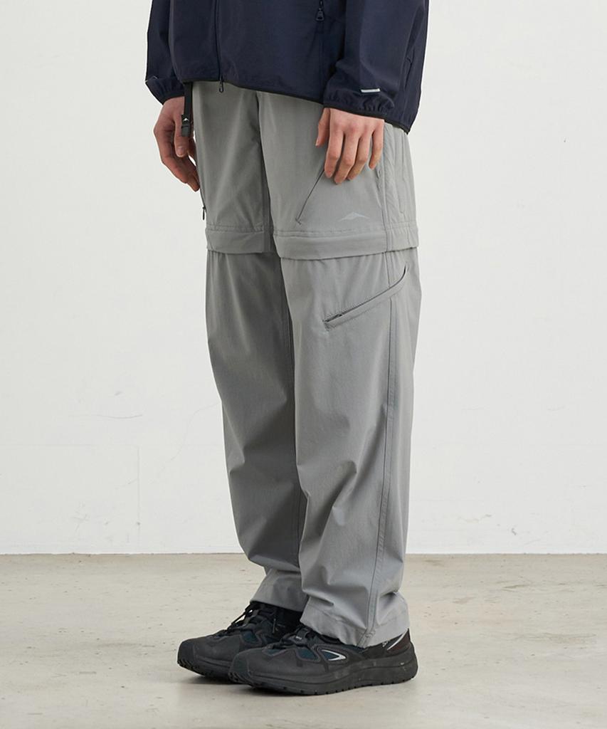Goyoweeo Nylon Two-Way Pants (Gray)