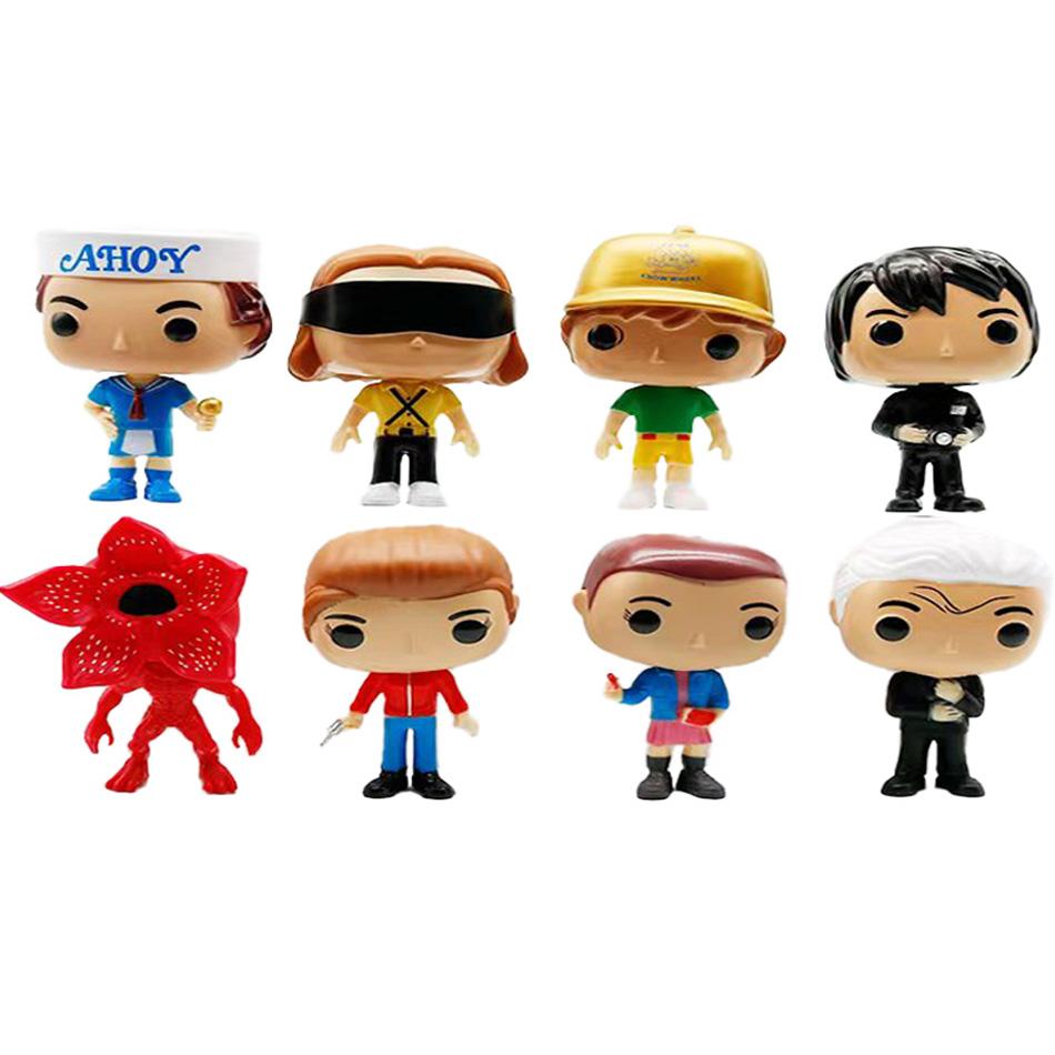 Stranger Eleven Dustin Barb Steve Demogorgon PVC Figures Cartoon Home Decor Peripherals Collectible Model Toys for Fans