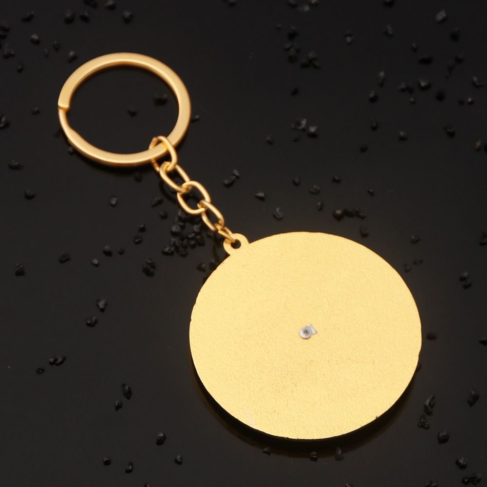 Color Wheel Rotable Color Palette Keychain Spinning Color Compass Keychain Clothing Accessories.
