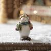 Painted Desktop Ornament Creative Mini Snowman Toy Christmas Snowman Ornament  Xmas Decoration