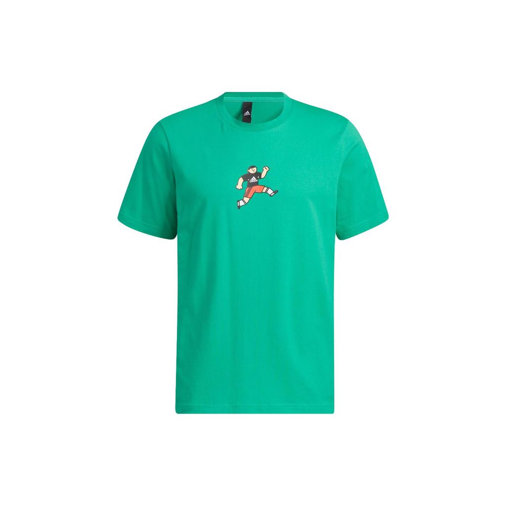 Adidas T Shirt Men's Lawn Green IA8118