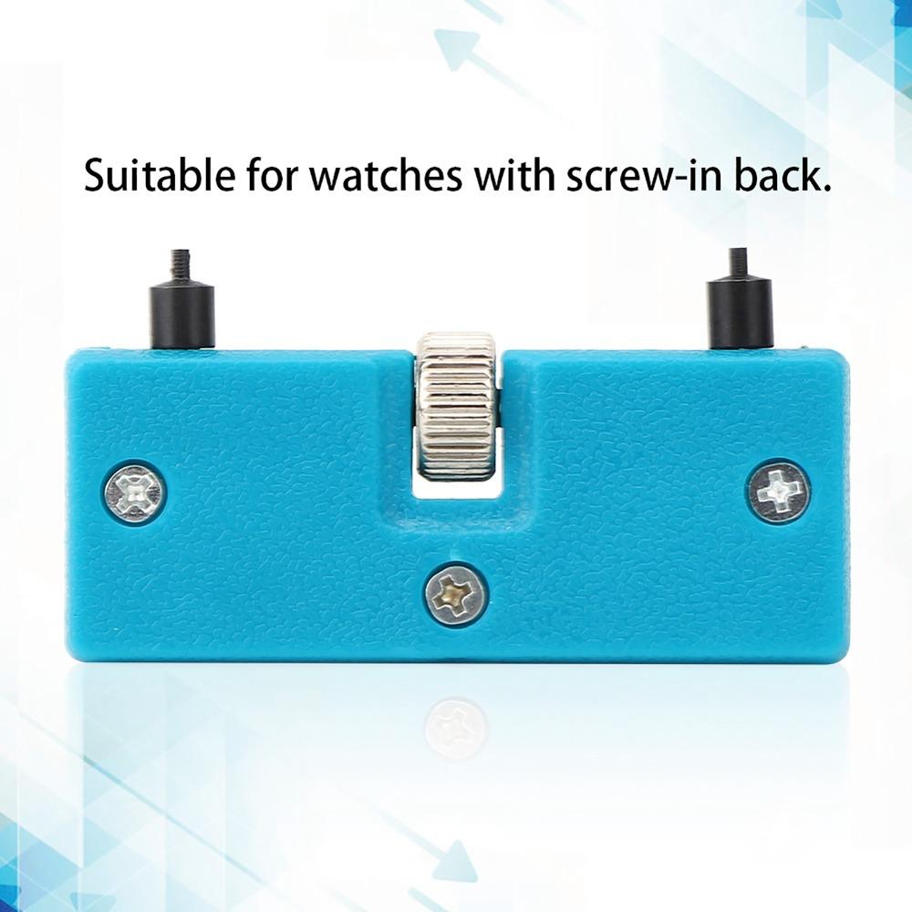 2pcs 2 Holder Watch Back Remover Tool Rectangle Shape Watch Battery Replacement Tool For Watchmaker