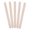 200/500/1000pcs 4.5 Inch Wooden Craft Sticks, Hair Removal Wax Sticks for Eyebrow and Body, Wax Wiping Tools,Natural Wood Popsicle Ice Cream