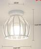 Modern Minimalist Ceiling Light for Foyer, Hallway, Corridor, Balcony, and Bedroom - Wrought Iron Design